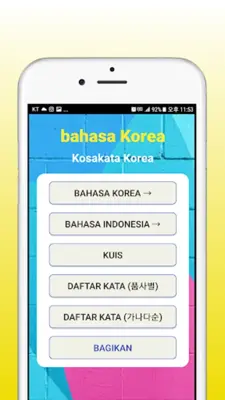 Kosakata Korea android App screenshot 5